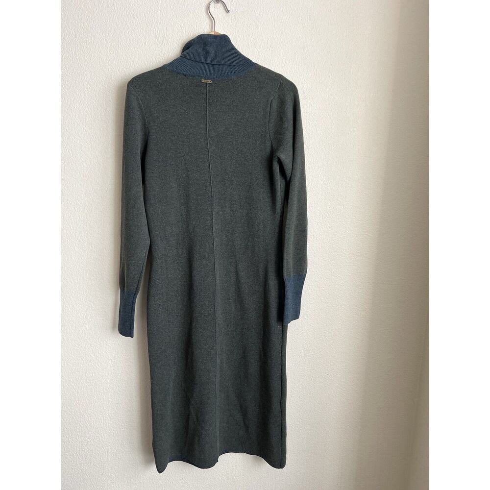PRANA Womens South Rock Sweater Dress Size Small Gray Blue Midi NWT - Picture 3 of 9